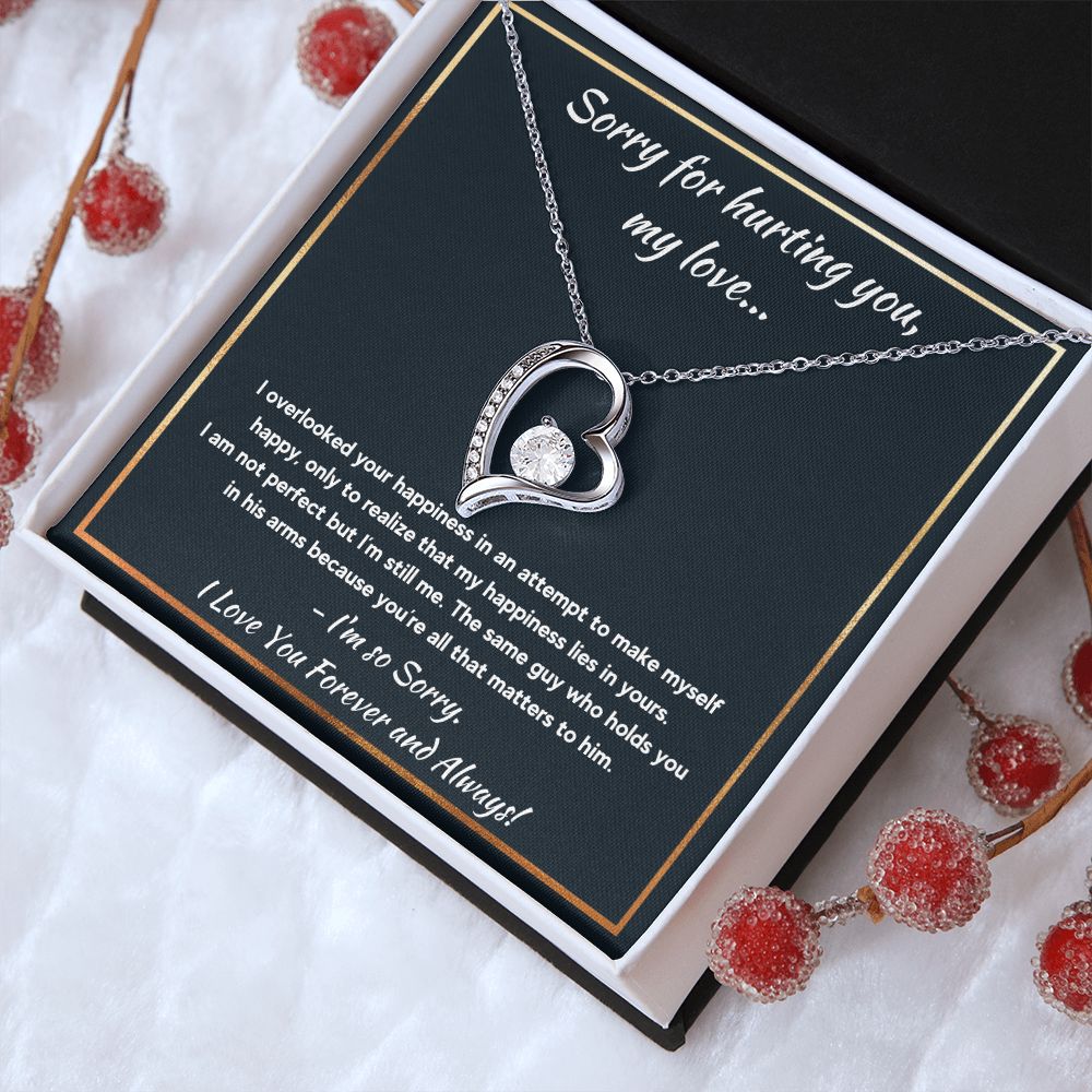 im sorry gifts for her gift card for women apology gifts for her please forgive me jewerly im sorry card apology card i love you necklace - ON CLOUD NINE GIFTS