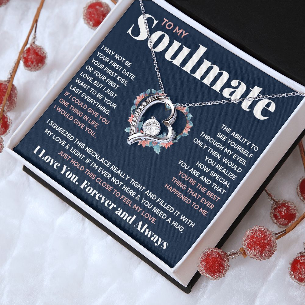 couples necklace to my wife birthday love gifts gift for girlfriend to my soulmate necklace for women gift ideas womens jewelry - ON CLOUD NINE GIFTS