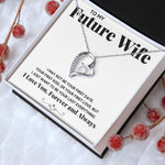 promise necklace for her fiance gifts for her necklaces for couples love necklace soulmate jewelry future wife necklace womens jewelry - ON CLOUD NINE GIFTS
