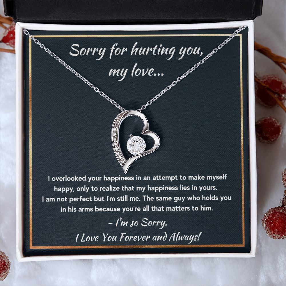 im sorry gifts for her gift card for women apology gifts for her please forgive me jewerly im sorry card apology card i love you necklace - ON CLOUD NINE GIFTS