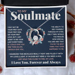 couples necklace to my wife birthday love gifts gift for girlfriend to my soulmate necklace for women gift ideas womens jewelry - ON CLOUD NINE GIFTS