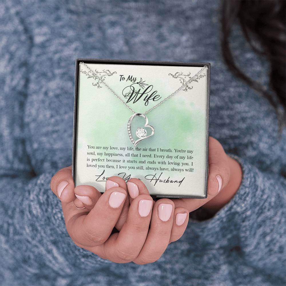 TO MY WIFE "ALL THAT I NEED" FOREVER LOVE NECKLACE GIFT SET - ON CLOUD NINE GIFTS