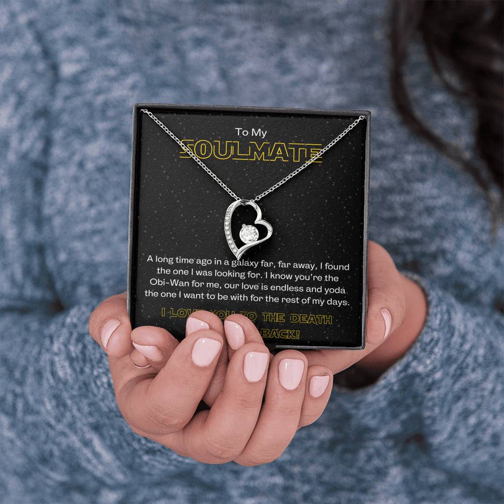TO MY SOULMATE "GALAXY" FOREVER LOVE NECKLACE GIFT SET - ON CLOUD NINE GIFTS