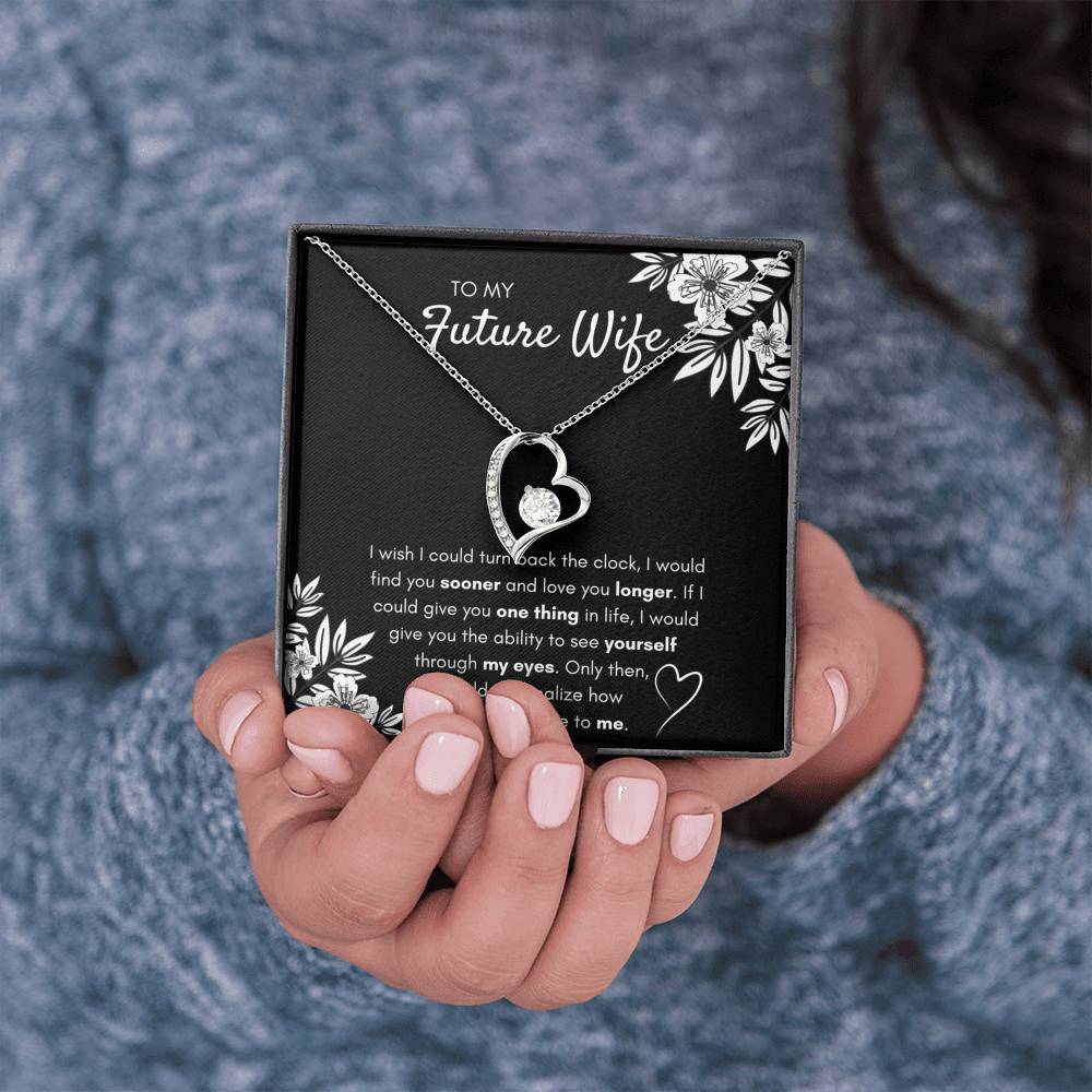 TO MY FUTURE WIFE "FIND YOU SOONER" FOREVER LOVE NECKLACE GIFT SET - ON CLOUD NINE GIFTS