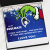 TO MY SOULMATE "THREE SIZES HAPPIER" FOREVER LOVE NECKLACE GIFT SET - ON CLOUD NINE GIFTS