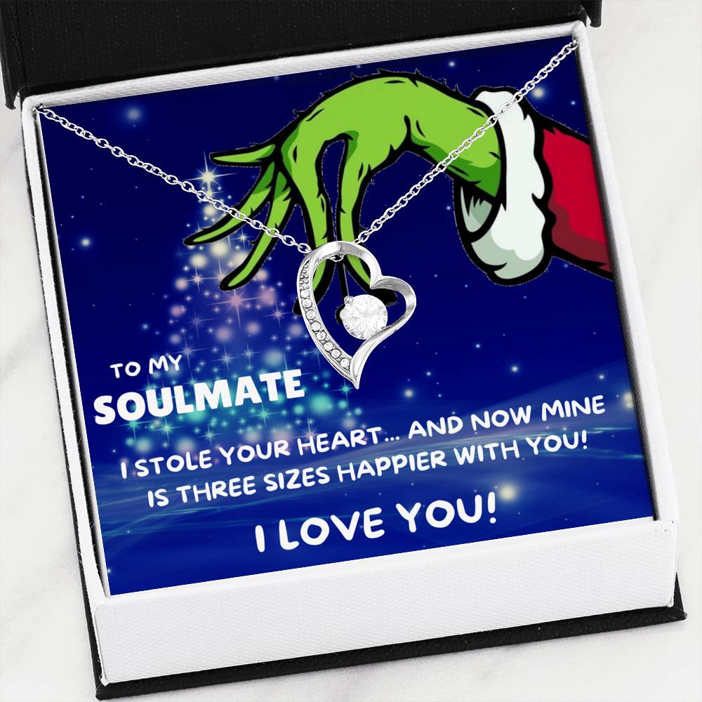 TO MY SOULMATE THREE SIZES HAPPIER TREE FOREVER LOVE NECKLACE GIFT SET - ON CLOUD NINE GIFTS