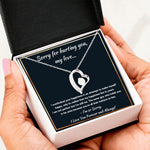 im sorry gifts for her gift card for women apology gifts for her please forgive me jewerly im sorry card apology card i love you necklace - ON CLOUD NINE GIFTS