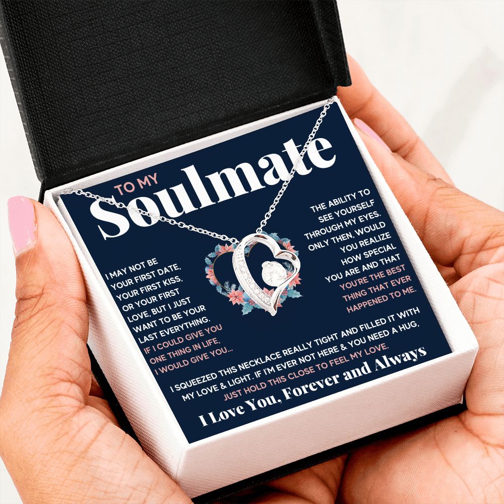 couples necklace to my wife birthday love gifts gift for girlfriend to my soulmate necklace for women gift ideas womens jewelry - ON CLOUD NINE GIFTS