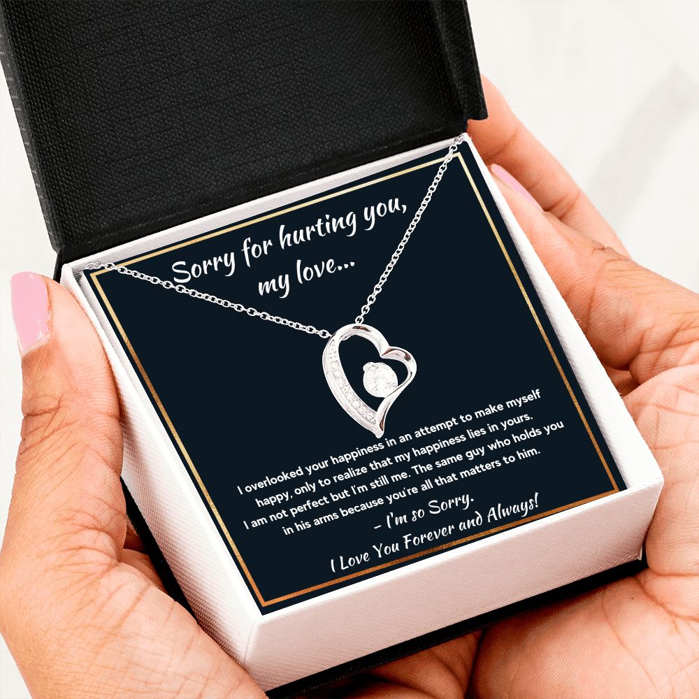 im sorry gifts for her gift card for women apology gifts for her please forgive me jewerly im sorry card apology card i love you necklace - ON CLOUD NINE GIFTS