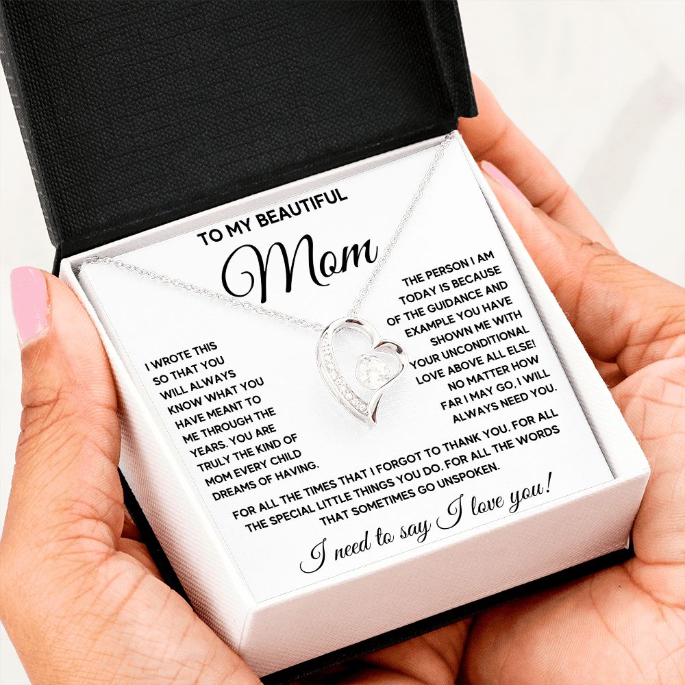 gifts for moms birthday mom christmas gifts mom and daughter necklace mom and son necklace mother daughter jewelry - ON CLOUD NINE GIFTS