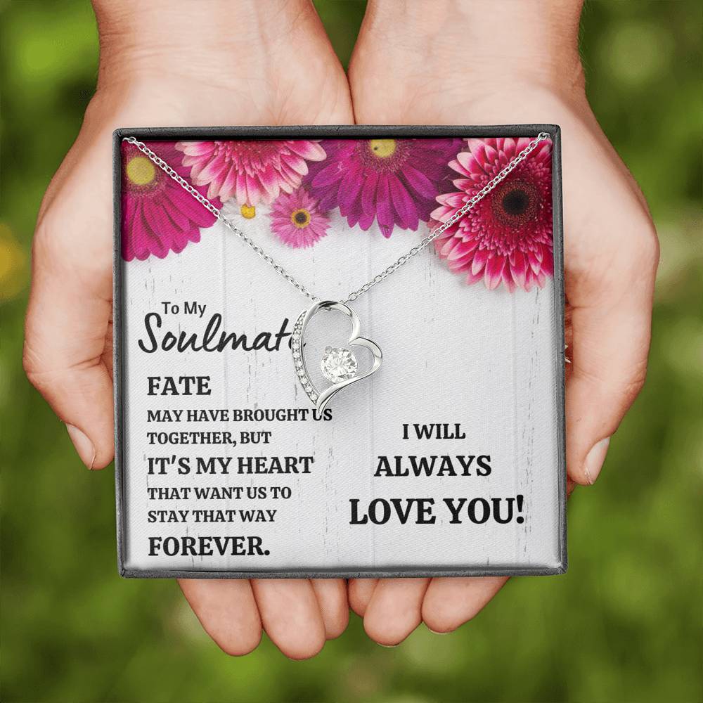 TO MY SOULMATE "IT'S MY HEART" FOREVER LOVE NECKLACE GIFT SET - ON CLOUD NINE GIFTS