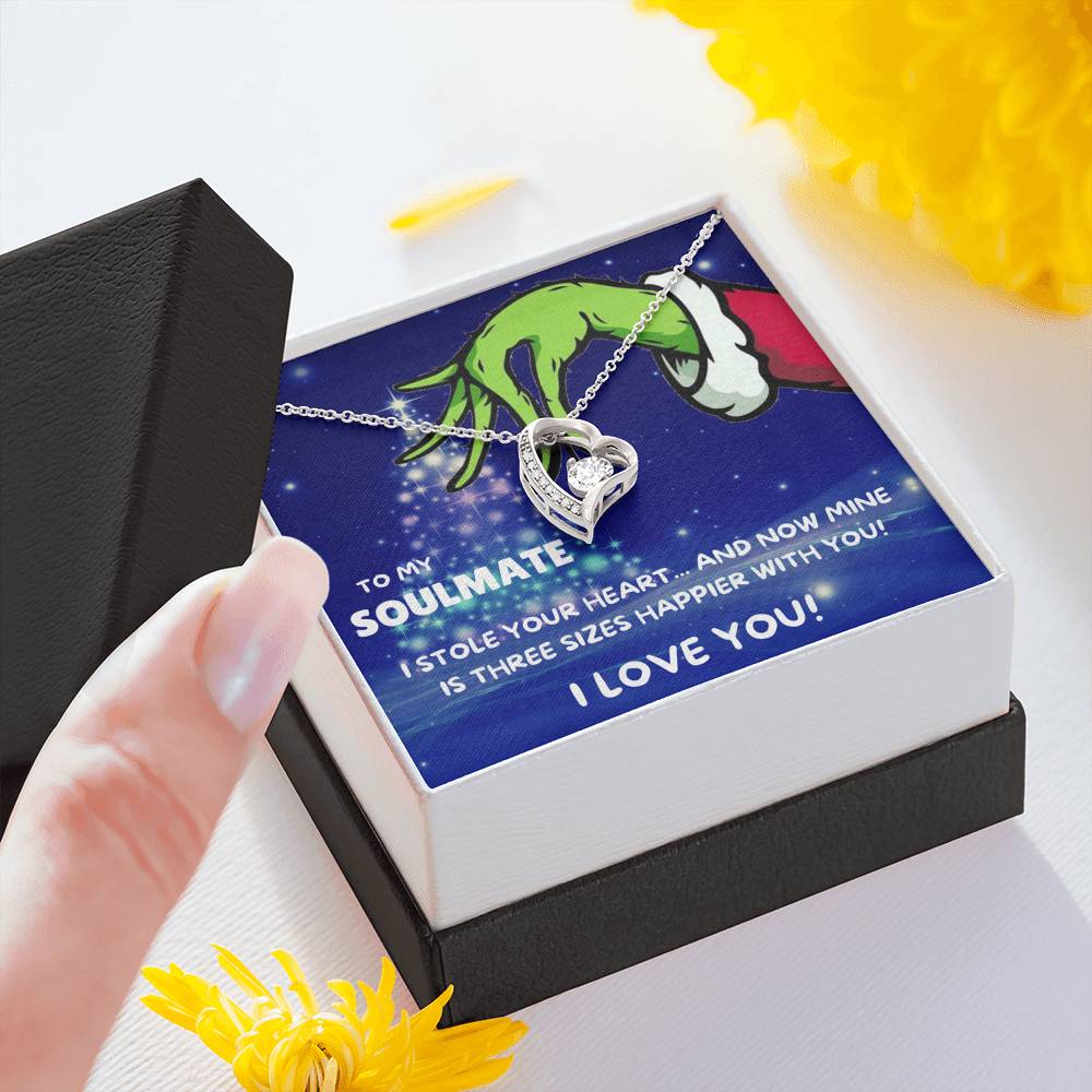 TO MY SOULMATE THREE SIZES HAPPIER TREE FOREVER LOVE NECKLACE GIFT SET - ON CLOUD NINE GIFTS