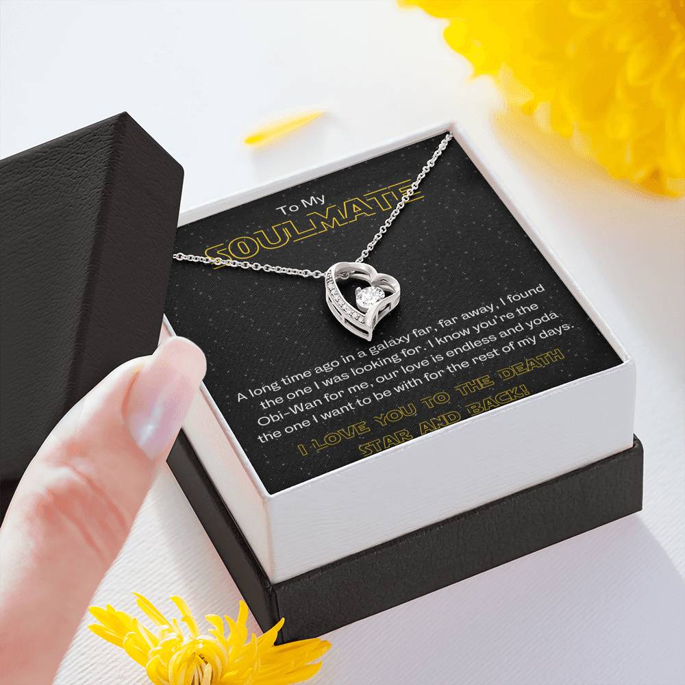 TO MY SOULMATE "GALAXY" FOREVER LOVE NECKLACE GIFT SET - ON CLOUD NINE GIFTS