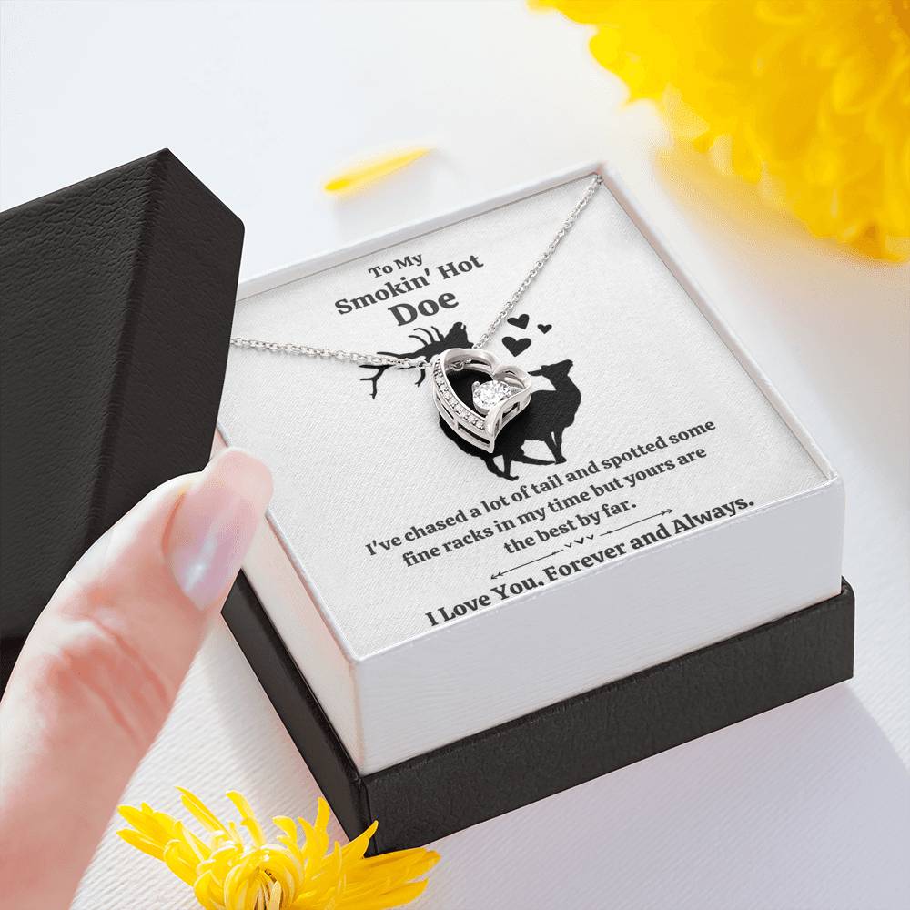 TO MY SMOKIN HOT DOE "TAIL" FOREVER LOVE NECKLACE GIFT SET - ON CLOUD NINE GIFTS