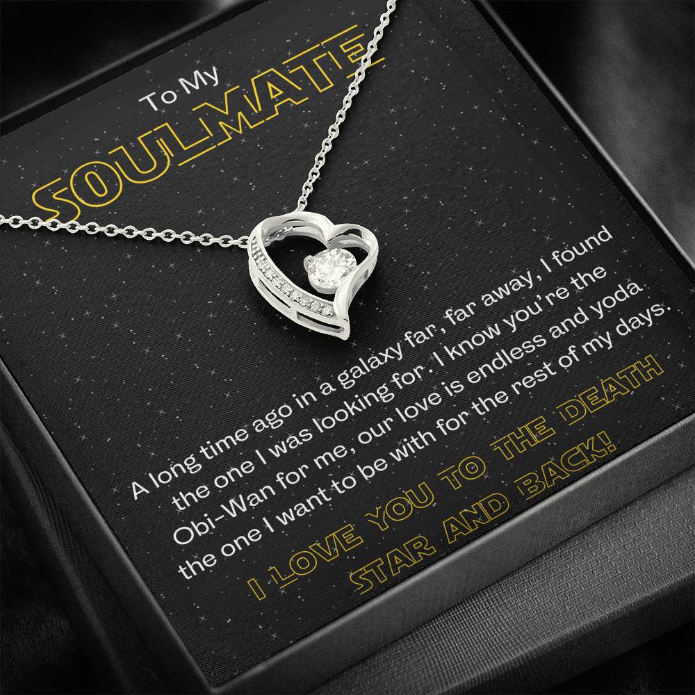 TO MY SOULMATE "GALAXY" FOREVER LOVE NECKLACE GIFT SET - ON CLOUD NINE GIFTS