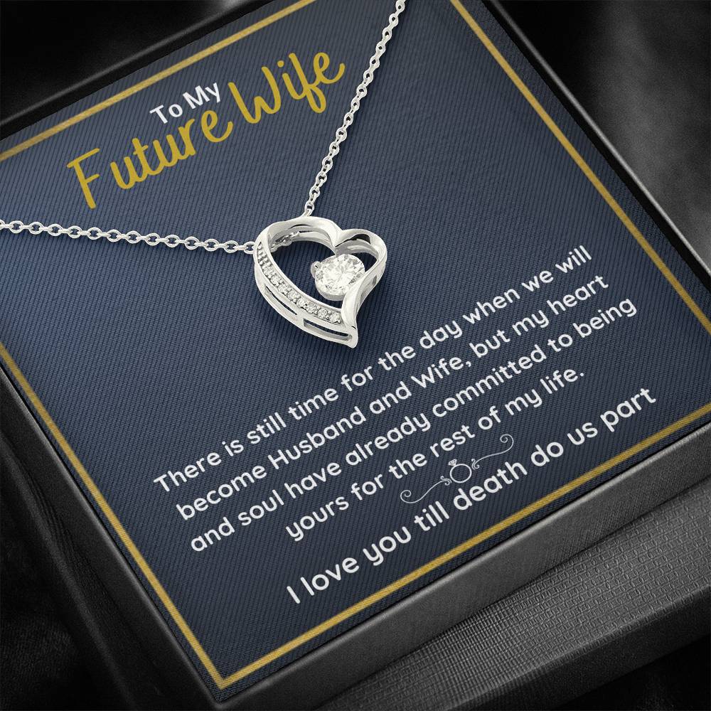 TO MY FUTURE WIFE "COMMITTED" FOREVER LOVE NECKLACE GIFT SET - ON CLOUD NINE GIFTS