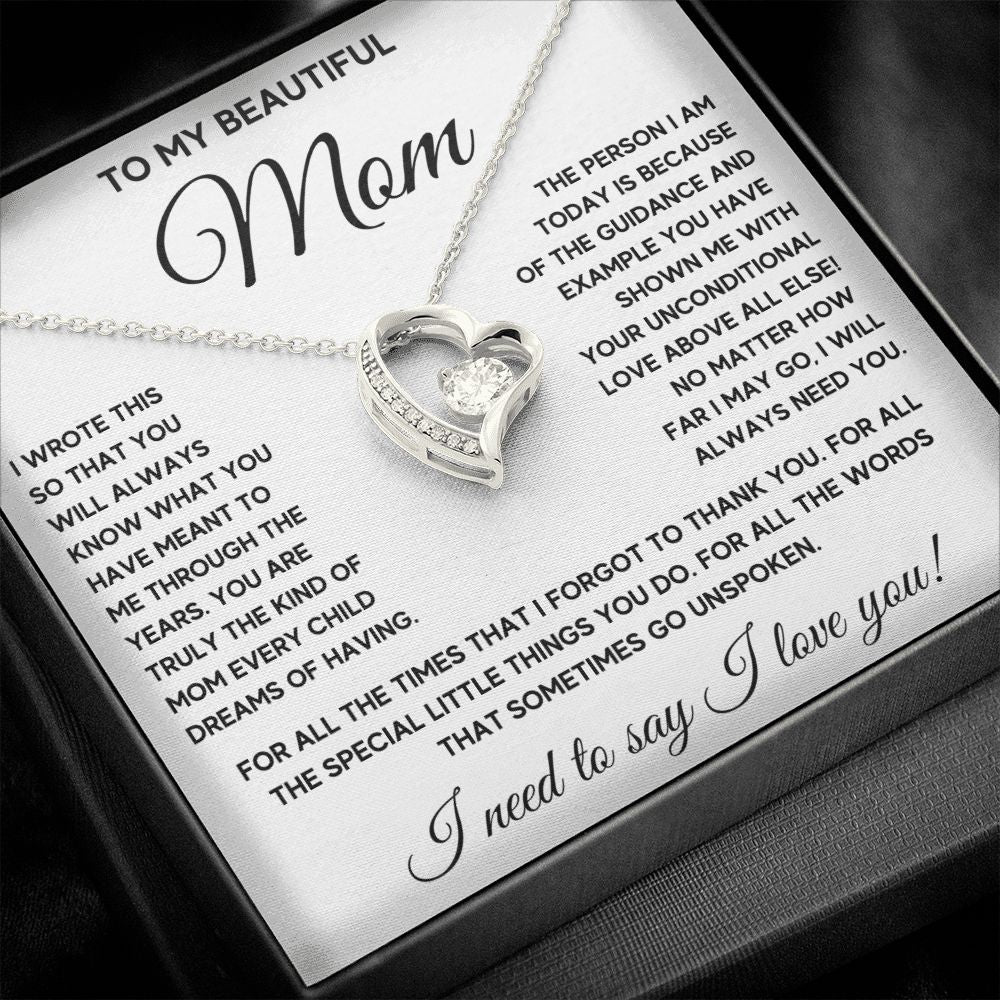 gifts for moms birthday mom christmas gifts mom and daughter necklace mom and son necklace mother daughter jewelry - ON CLOUD NINE GIFTS