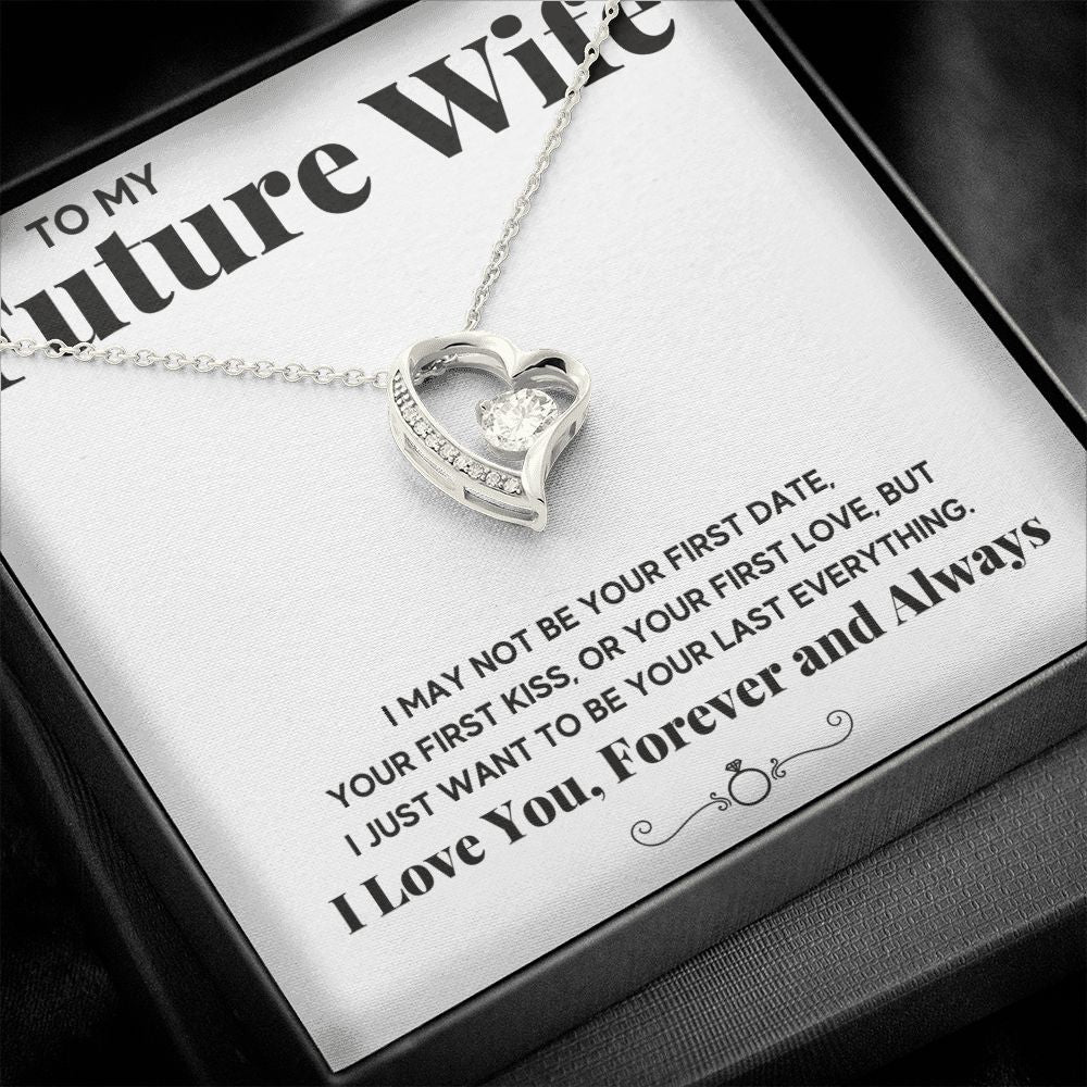 promise necklace for her fiance gifts for her necklaces for couples love necklace soulmate jewelry future wife necklace womens jewelry - ON CLOUD NINE GIFTS