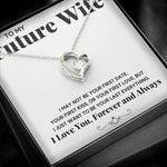 promise necklace for her fiance gifts for her necklaces for couples love necklace soulmate jewelry future wife necklace womens jewelry - ON CLOUD NINE GIFTS