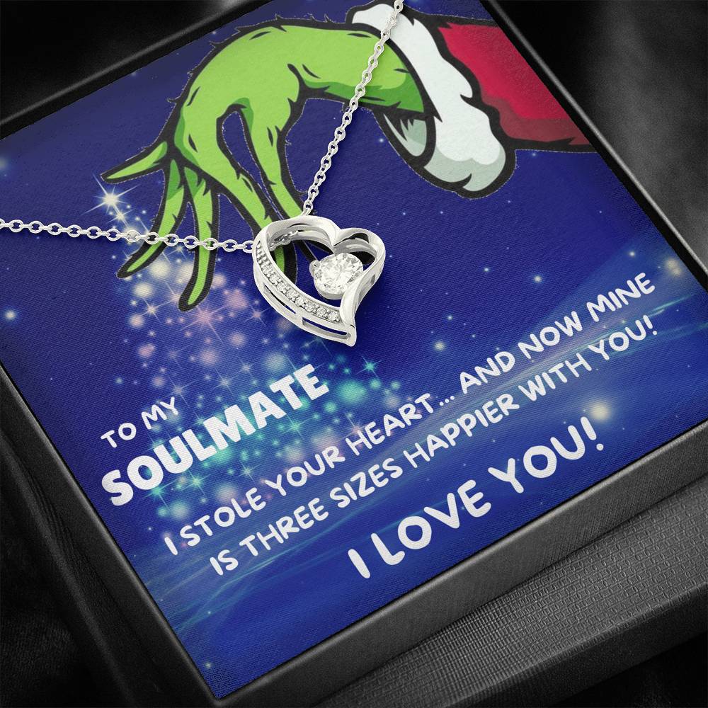 TO MY SOULMATE THREE SIZES HAPPIER TREE FOREVER LOVE NECKLACE GIFT SET - ON CLOUD NINE GIFTS