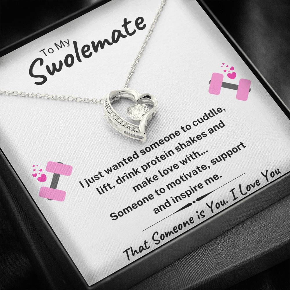 TO MY SWOLEMATE "SOMEONE TO" FOREVER LOVE NECKLACE GIFT SET - ON CLOUD NINE GIFTS