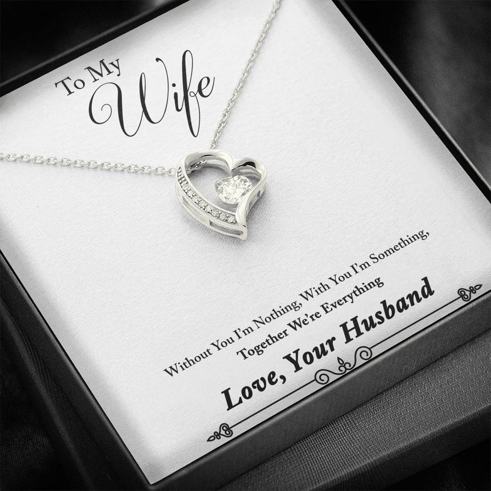 TO MY WIFE "EVERYTHING - SO" FOREVER LOVE NECKLACE GIFT SET - ON CLOUD NINE GIFTS