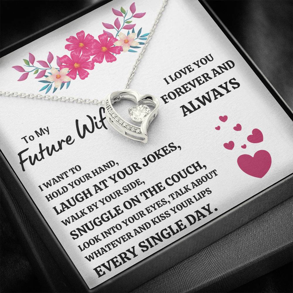 TO MY FUTURE WIFE "EVERY SINGLE DAY" FOREVER LOVE NECKLACE GIFT SET - ON CLOUD NINE GIFTS