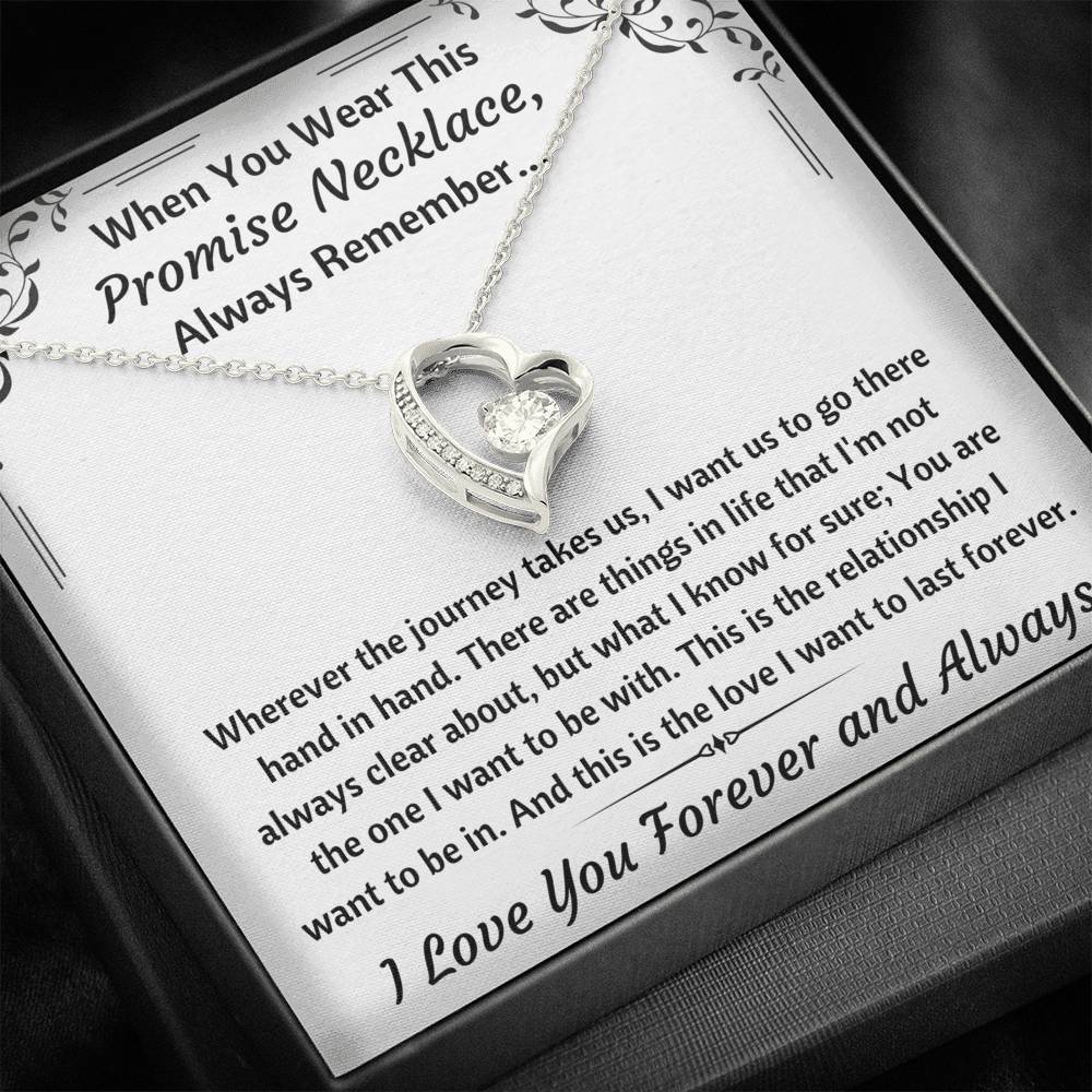 TO MY LOVE "PROMISE NECKLACE" FOREVER LOVE NECKLACE GIFT SET - ON CLOUD NINE GIFTS