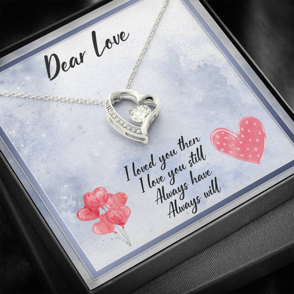 DEAR WIFE "LOVE YOU STILL" FOREVER LOVE NECKLACE GIFT SET - ON CLOUD NINE GIFTS