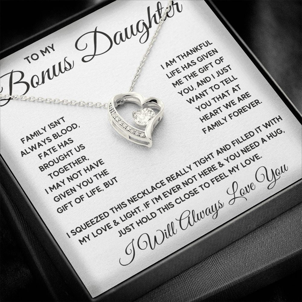Like a daughter to me Stepdaughter jewelry Adopted Daughter Gifts Goddaughter Wedding Present - ON CLOUD NINE GIFTS