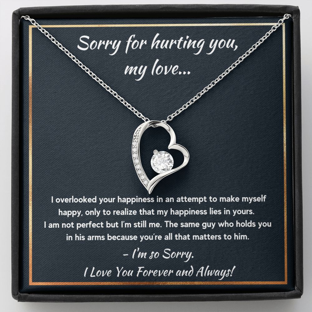 im sorry gifts for her gift card for women apology gifts for her please forgive me jewerly im sorry card apology card i love you necklace - ON CLOUD NINE GIFTS