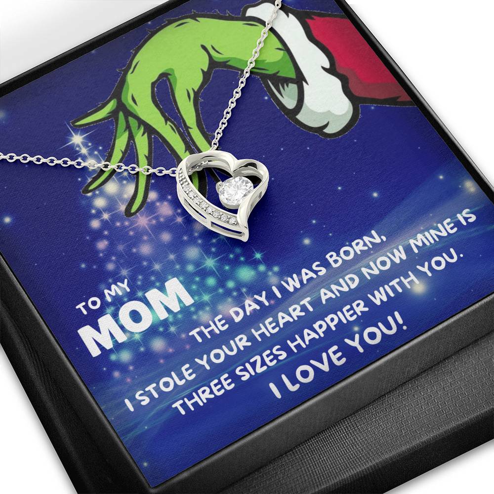 TO MY MOM THREE SIZES HAPPIER FOREVER LOVE NECKLACE GIFT SET - ON CLOUD NINE GIFTS