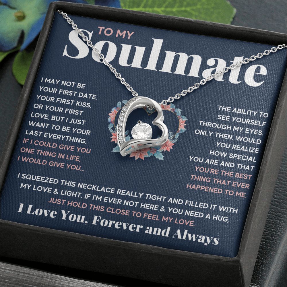 couples necklace to my wife birthday love gifts gift for girlfriend to my soulmate necklace for women gift ideas womens jewelry - ON CLOUD NINE GIFTS