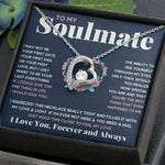 couples necklace to my wife birthday love gifts gift for girlfriend to my soulmate necklace for women gift ideas womens jewelry - ON CLOUD NINE GIFTS