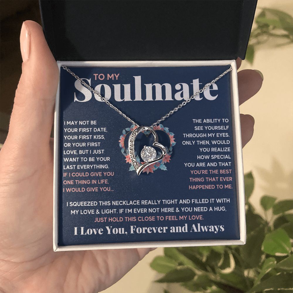 couples necklace to my wife birthday love gifts gift for girlfriend to my soulmate necklace for women gift ideas womens jewelry - ON CLOUD NINE GIFTS