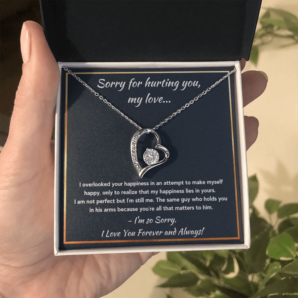 im sorry gifts for her gift card for women apology gifts for her please forgive me jewerly im sorry card apology card i love you necklace - ON CLOUD NINE GIFTS