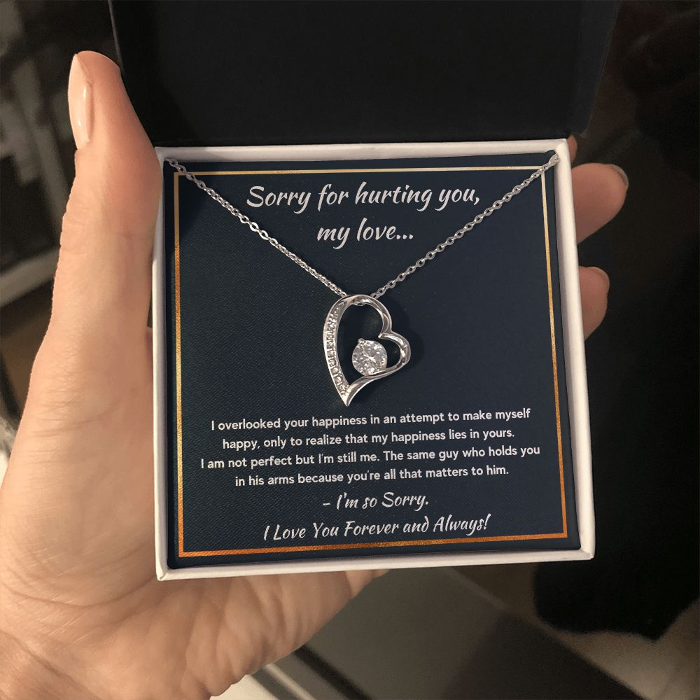 im sorry gifts for her gift card for women apology gifts for her please forgive me jewerly im sorry card apology card i love you necklace - ON CLOUD NINE GIFTS