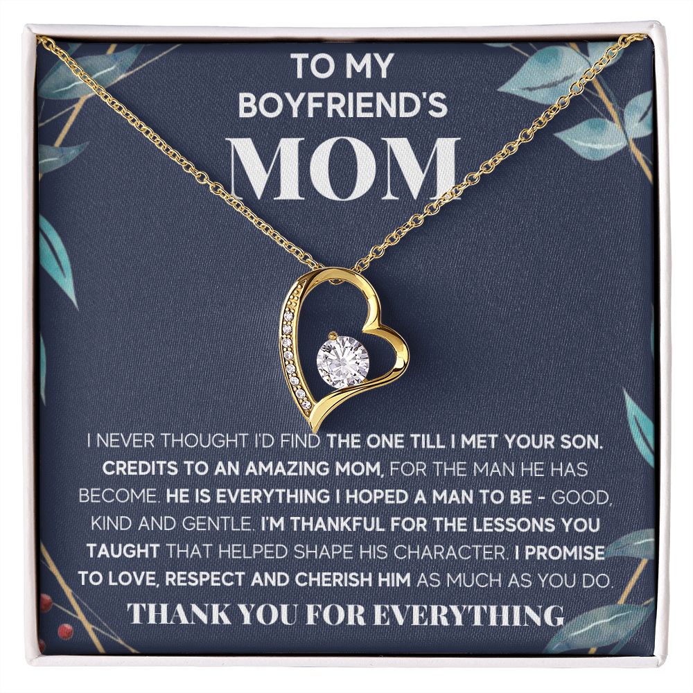 To My Future Mother In Law Gifts From Girlfriend Christmas Gifts For Boyfriends Mom Necklace - ON CLOUD NINE GIFTS
