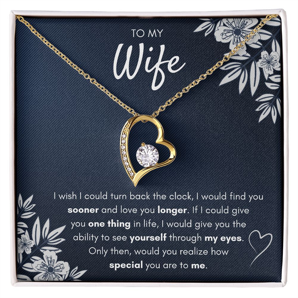 Gift For My Best Wife Ever, Gifts For Wife Birthday Gifts From Husband Necklace Valentines Day Find You Sooner Jewelry Box Pendant Personalized Custom Made Romantic - ON CLOUD NINE GIFTS