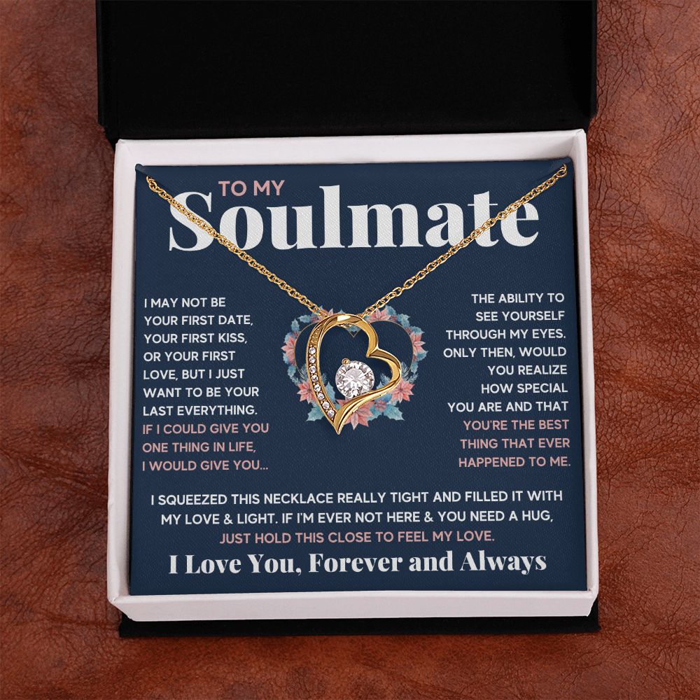 couples necklace to my wife birthday love gifts gift for girlfriend to my soulmate necklace for women gift ideas womens jewelry - ON CLOUD NINE GIFTS