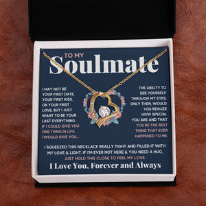 couples necklace to my wife birthday love gifts gift for girlfriend to my soulmate necklace for women gift ideas womens jewelry - ON CLOUD NINE GIFTS