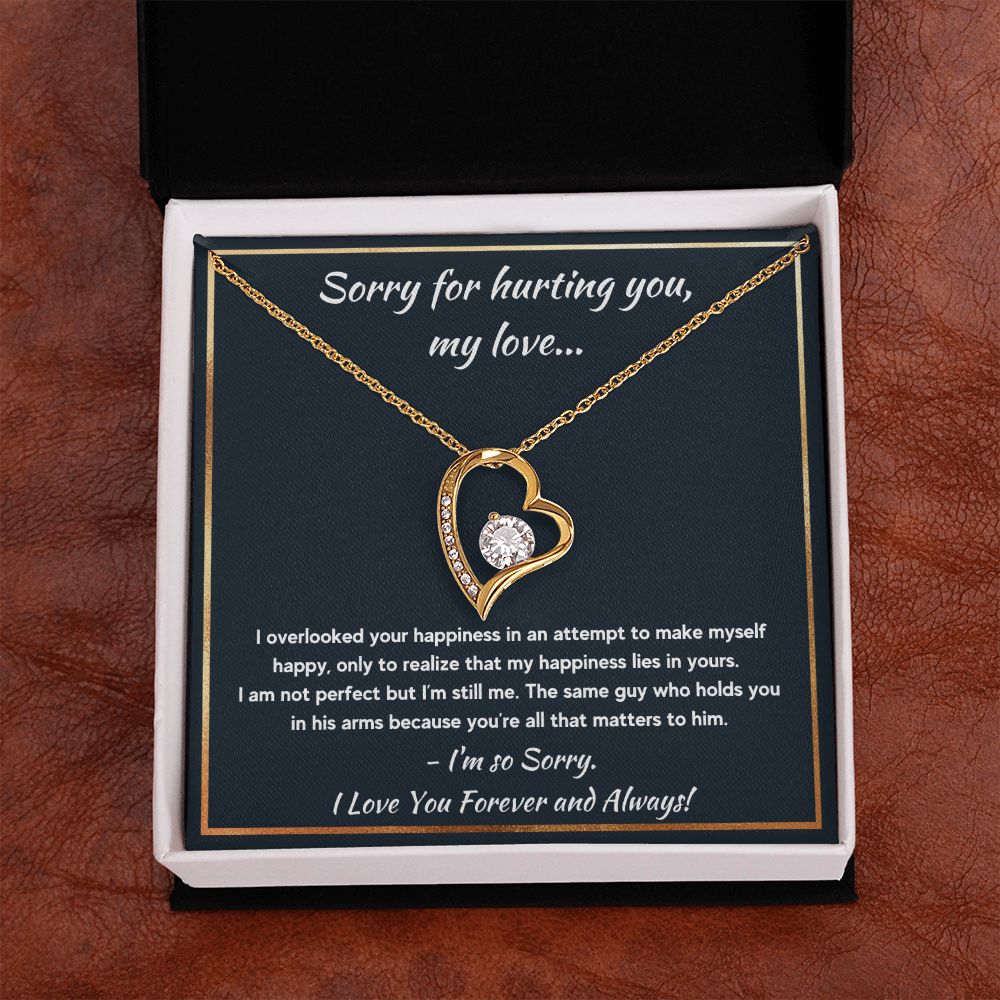 im sorry gifts for her gift card for women apology gifts for her please forgive me jewerly im sorry card apology card i love you necklace - ON CLOUD NINE GIFTS