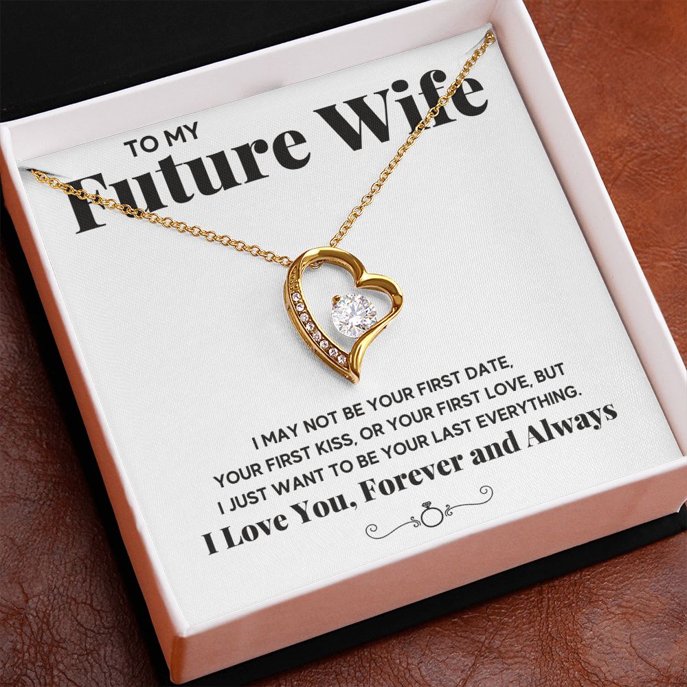 promise necklace for her fiance gifts for her necklaces for couples love necklace soulmate jewelry future wife necklace womens jewelry - ON CLOUD NINE GIFTS