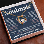 couples necklace to my wife birthday love gifts gift for girlfriend to my soulmate necklace for women gift ideas womens jewelry - ON CLOUD NINE GIFTS