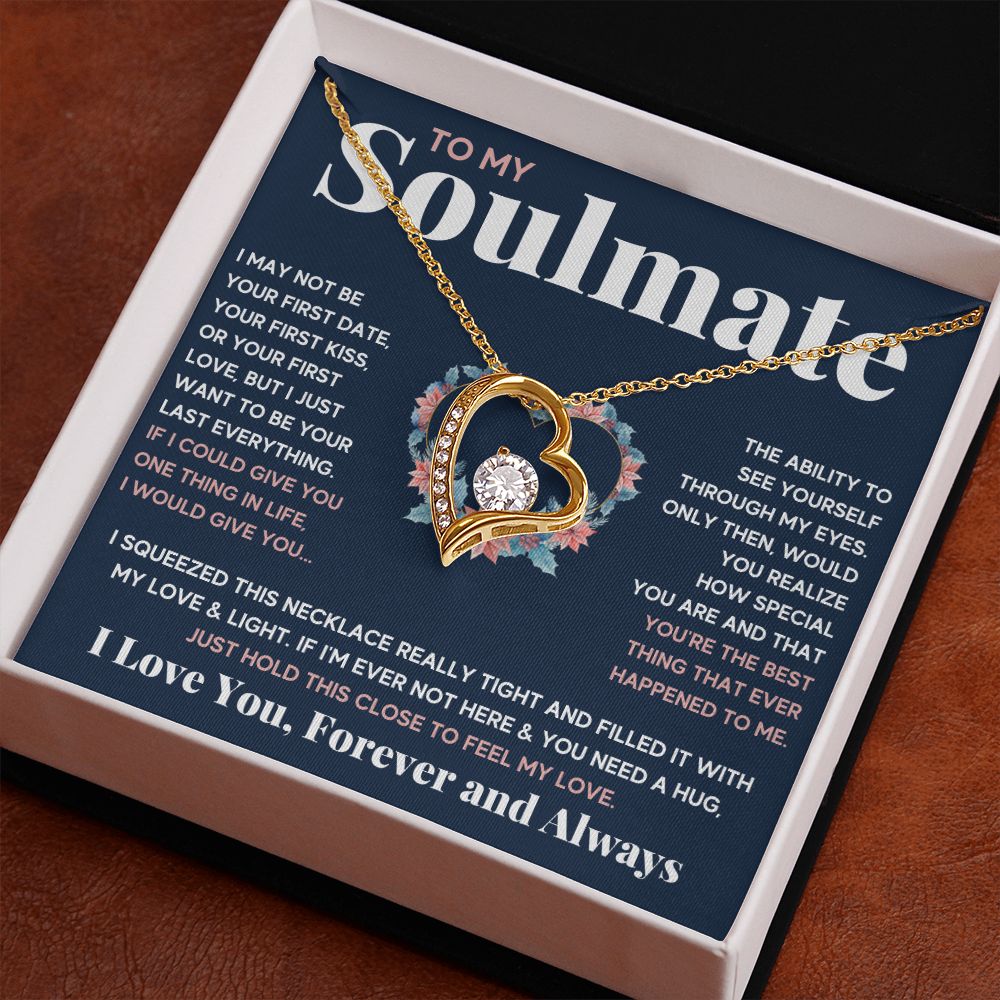 couples necklace to my wife birthday love gifts gift for girlfriend to my soulmate necklace for women gift ideas womens jewelry - ON CLOUD NINE GIFTS
