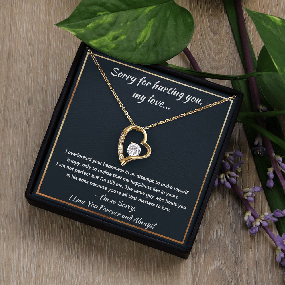 im sorry gifts for her gift card for women apology gifts for her please forgive me jewerly im sorry card apology card i love you necklace - ON CLOUD NINE GIFTS