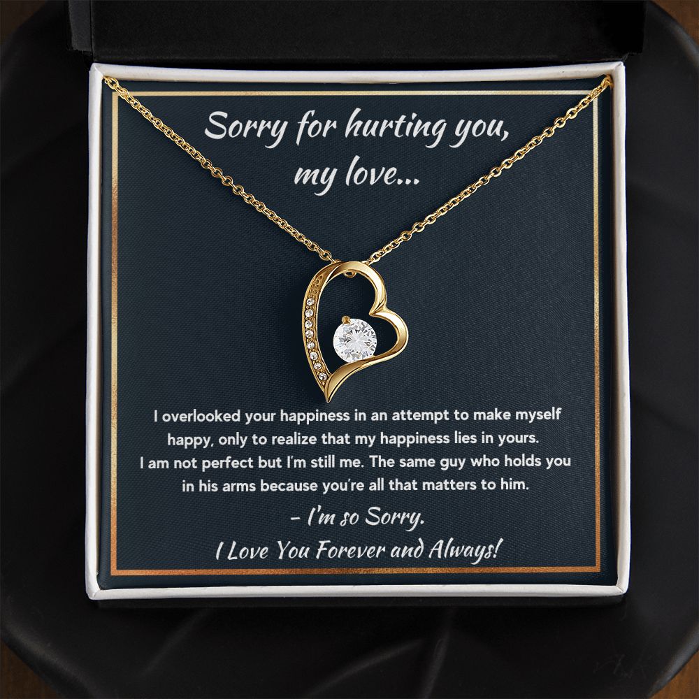 im sorry gifts for her gift card for women apology gifts for her please forgive me jewerly im sorry card apology card i love you necklace - ON CLOUD NINE GIFTS