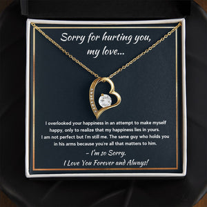 im sorry gifts for her gift card for women apology gifts for her please forgive me jewerly im sorry card apology card i love you necklace - ON CLOUD NINE GIFTS
