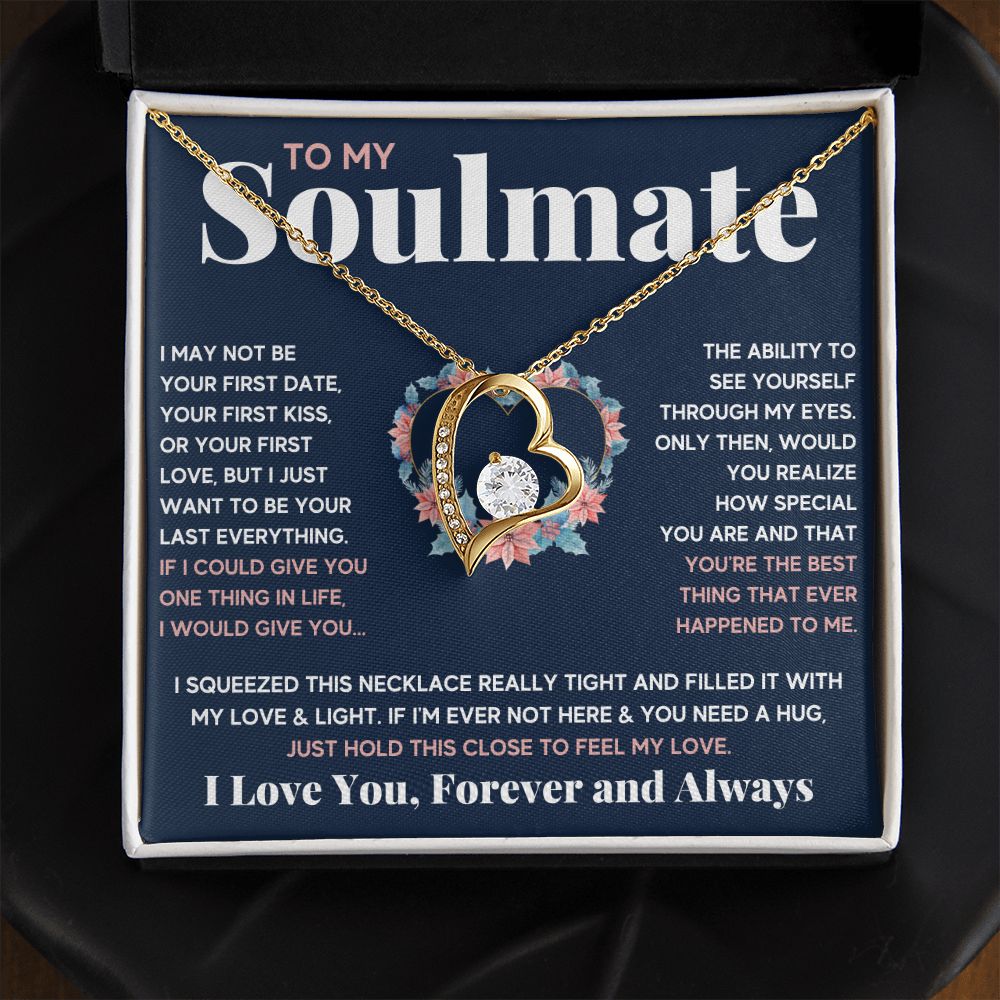 couples necklace to my wife birthday love gifts gift for girlfriend to my soulmate necklace for women gift ideas womens jewelry - ON CLOUD NINE GIFTS