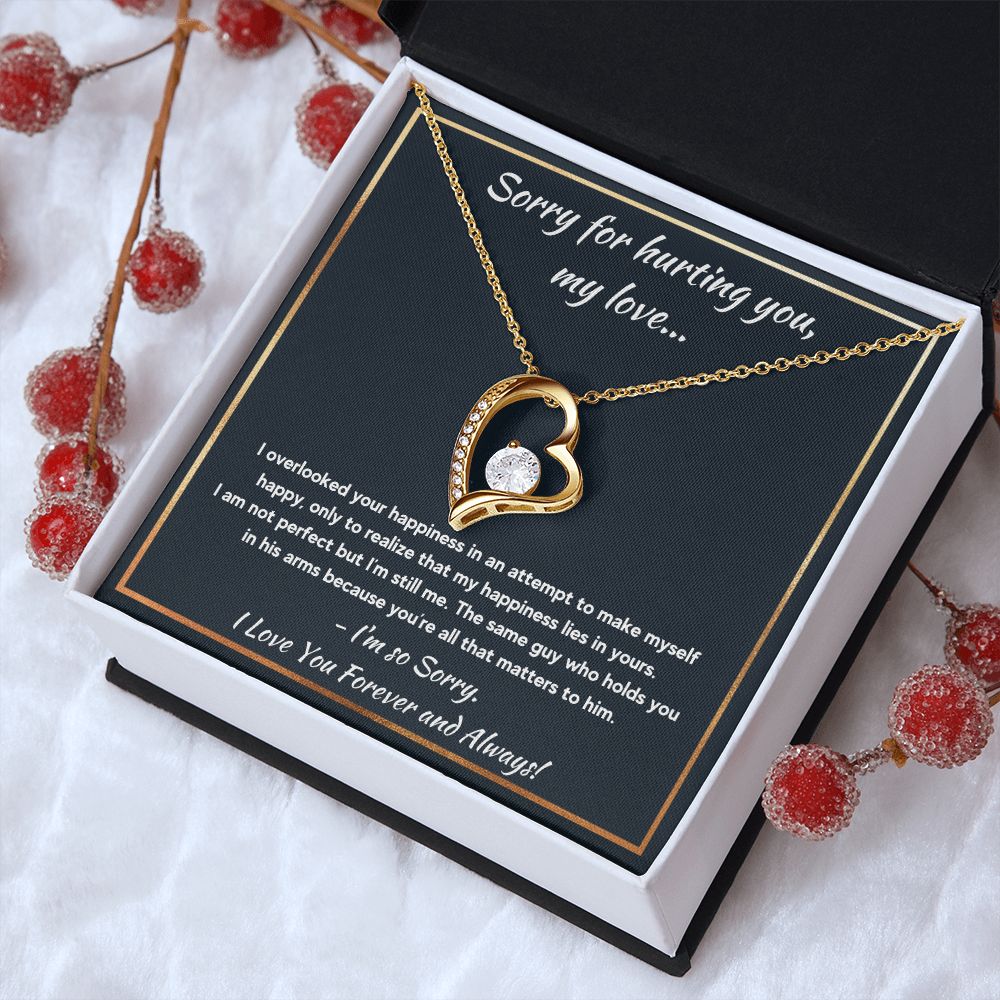 im sorry gifts for her gift card for women apology gifts for her please forgive me jewerly im sorry card apology card i love you necklace - ON CLOUD NINE GIFTS